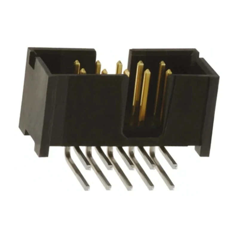 Molex C-Grid Series Right Angle Through Hole PCB Header, 10 Contacts, 2.54 mm Pitch, 2 Row, Shrouded 70247-1051