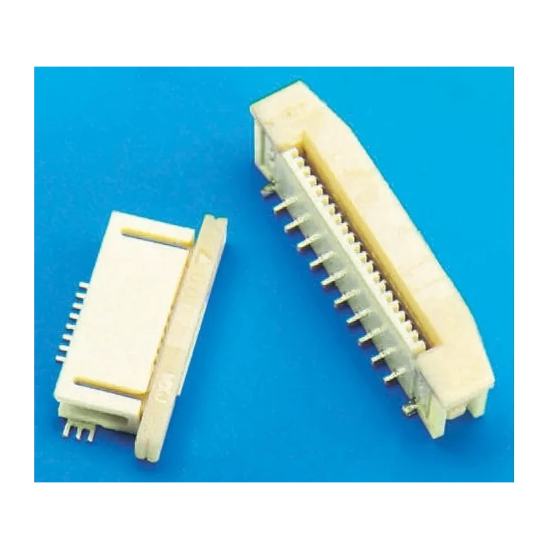 Molex 0.5 mm Pitch 28 Way Right Angle Surface Mount FPC Connector, Phosphor Bronze Contacts, Gold Plating, Nylon 52435-2871