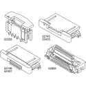 Molex 0.5 mm Pitch 28 Way Right Angle Surface Mount FPC Connector, Phosphor Bronze Contacts, Gold Plating, Nylon 52435-2871