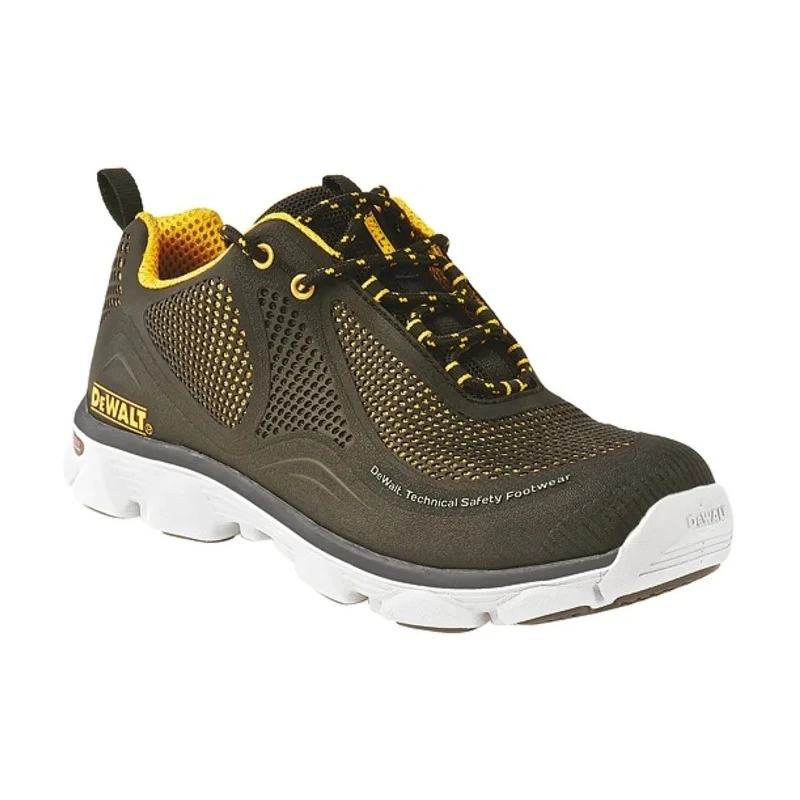DeWALT Krypton Men's Black, White, Yellow Stainless Steel Safety Trainer UK 12 EU 46 Krypton - 12