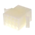 Molex Standard .093" Female Connector Housing, 5.03 mm Pitch, 12 Way, 3 Row Straight 03-09-1121