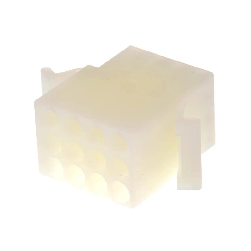 Molex Standard .093" Female Connector Housing, 5.03 mm Pitch, 12 Way, 3 Row Straight 03-09-1121
