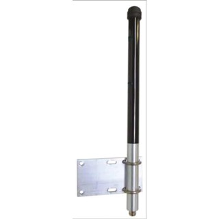Mobilemark 2.4 GHz High Vibration Omni-Directional WiFi Antenna Wall/Pole Mount with Type N Female Connector OD3-2400MOD2-BLK
