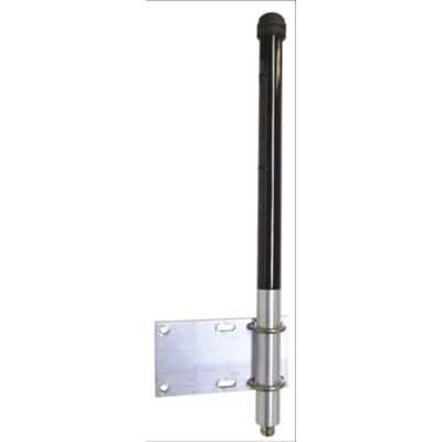 Mobilemark 2.4 GHz High Vibration Omni-Directional WiFi Antenna Wall/Pole Mount with Type N Female Connector OD3-2400MOD2-BLK