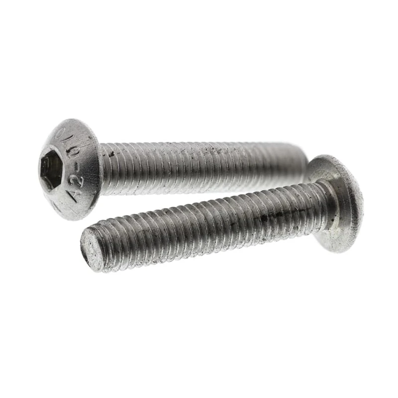 RS PRO Plain Stainless Steel Hex Socket Button Screw, Hex Drive, M5 Thread, 25 mm Length 797-6092