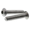 RS PRO Plain Stainless Steel Hex Socket Button Screw, Hex Drive, M5 Thread, 25 mm Length 797-6092
