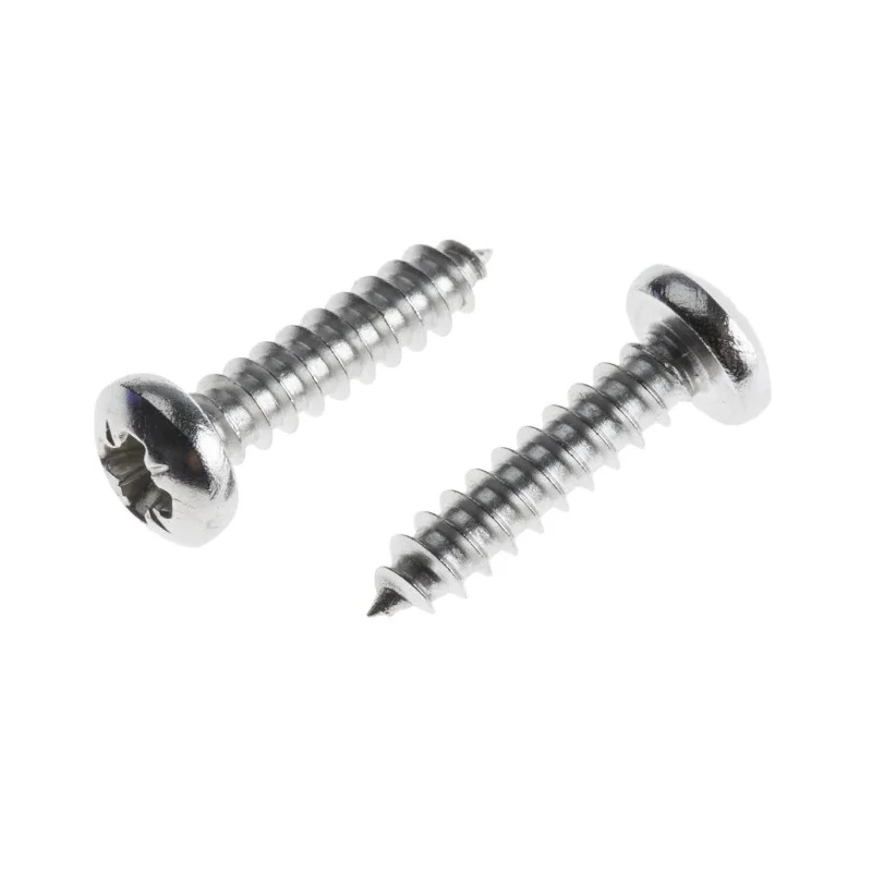 RS PRO Stainless Steel Pan Head Pozidriv Self-Tapping Screw Thread Size 6 Length 16mm Grade A2 797-6119
