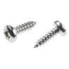RS PRO Plain Stainless Steel Pan Head Self-Tapping Screw 16 mm Thread Size 10 A2 Grade 797-6143