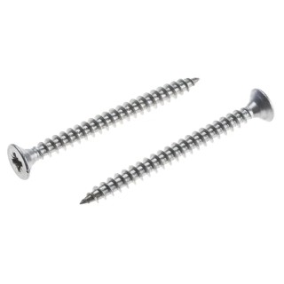 RS PRO Pozidriv Countersunk Stainless Steel Wood Screw Thread 6 mm Length 70 mm 797-6248