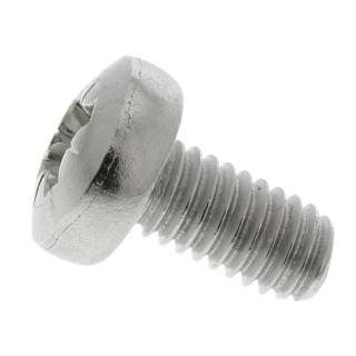 RS PRO Pozidriv Pan Stainless Steel Machine Screw M4 Thread 8 mm Length A2 Grade 797-6197