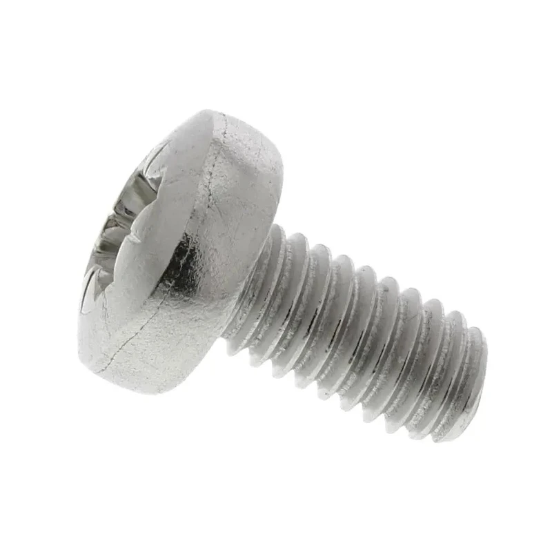 RS PRO Pozidriv Pan Stainless Steel Machine Screw M4 Thread 8 mm Length A2 Grade 797-6197