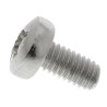 RS PRO Pozidriv Pan Stainless Steel Machine Screw M4 Thread 8 mm Length A2 Grade 797-6197