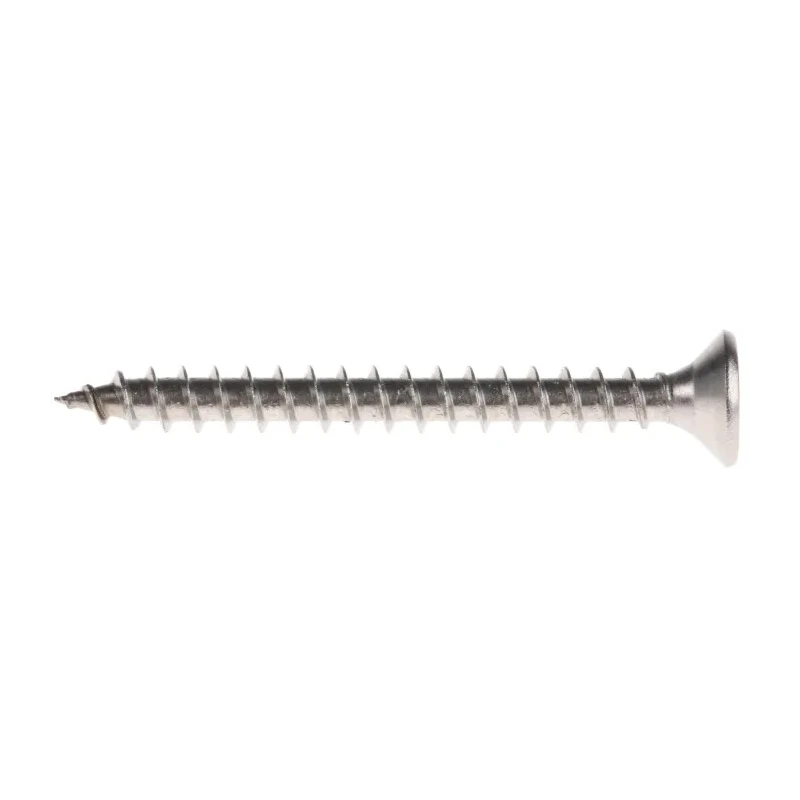 RS PRO Pozidriv Countersunk Stainless Steel Wood Screw 4 mm Thread 40 mm Length 797-6226