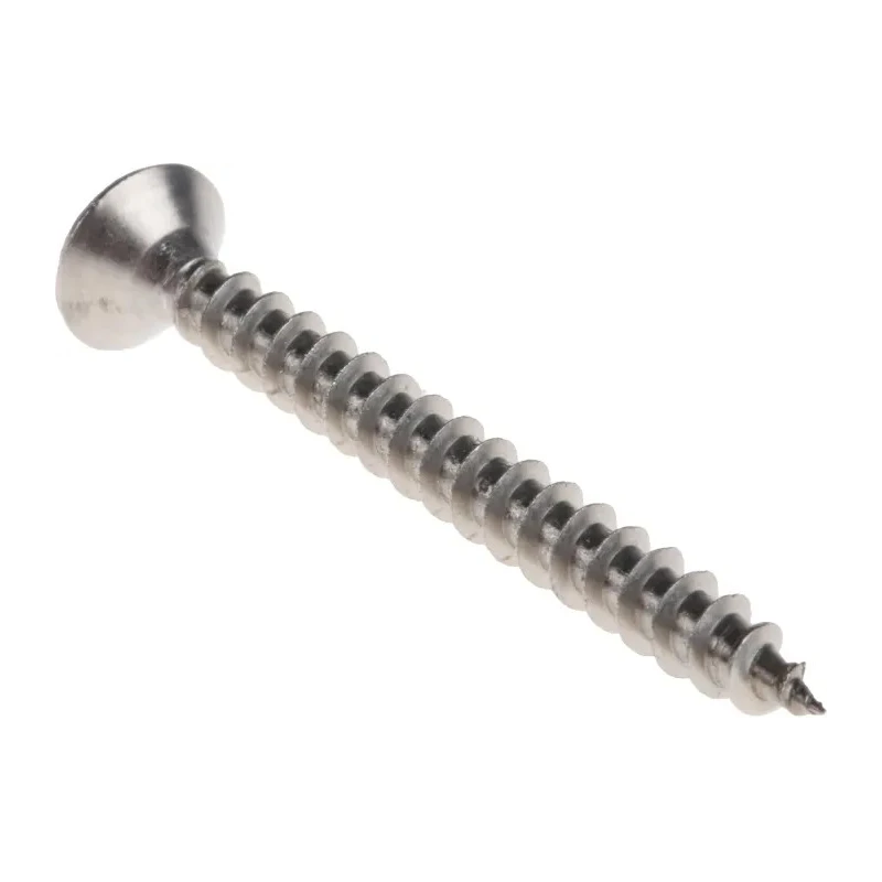 RS PRO Pozidriv Countersunk Stainless Steel Wood Screw 4 mm Thread 40 mm Length 797-6226
