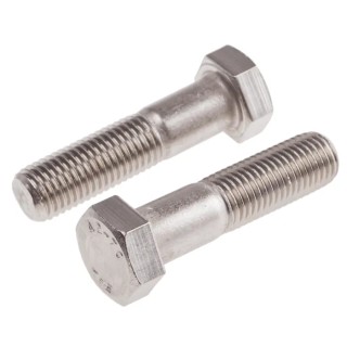 RS PRO Plain Stainless Steel Hex Bolt Thread M16 Length 65 mm Grade 304 DIN 931 797-6301