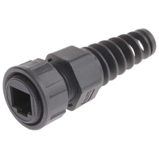 Amphenol Industrial Strain Relief Accessory for RJ45 Connector Nylon Black RCP-00AMMA-TLM7001