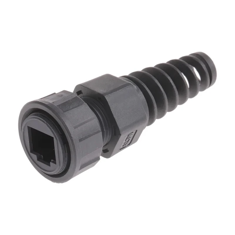 Amphenol Industrial Strain Relief Accessory for RJ45 Connector Nylon Black RCP-00AMMA-TLM7001