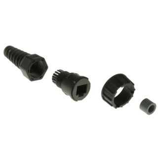 Amphenol Industrial RDP Series RJ45 Connector Male Cable Cat5e Unshielded Straight 1 Port RJ45