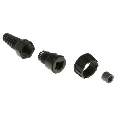 Amphenol Industrial RDP Series RJ45 Connector Male Cable Cat5e Unshielded Straight 1 Port RJ45