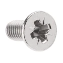 RS PRO Pozidriv Countersunk Stainless Steel Machine Screw 10 mm M4 797-6358