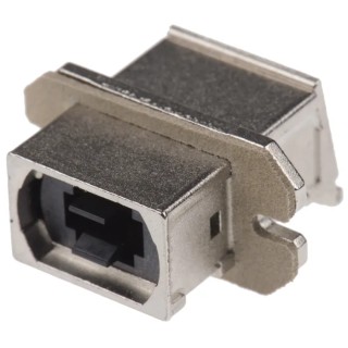 Molex MTP to MT Multimode Simplex Fibre Optic Adapter Polymer Housing Silver 25mm x 20mm x 12.8mm 106114-1150