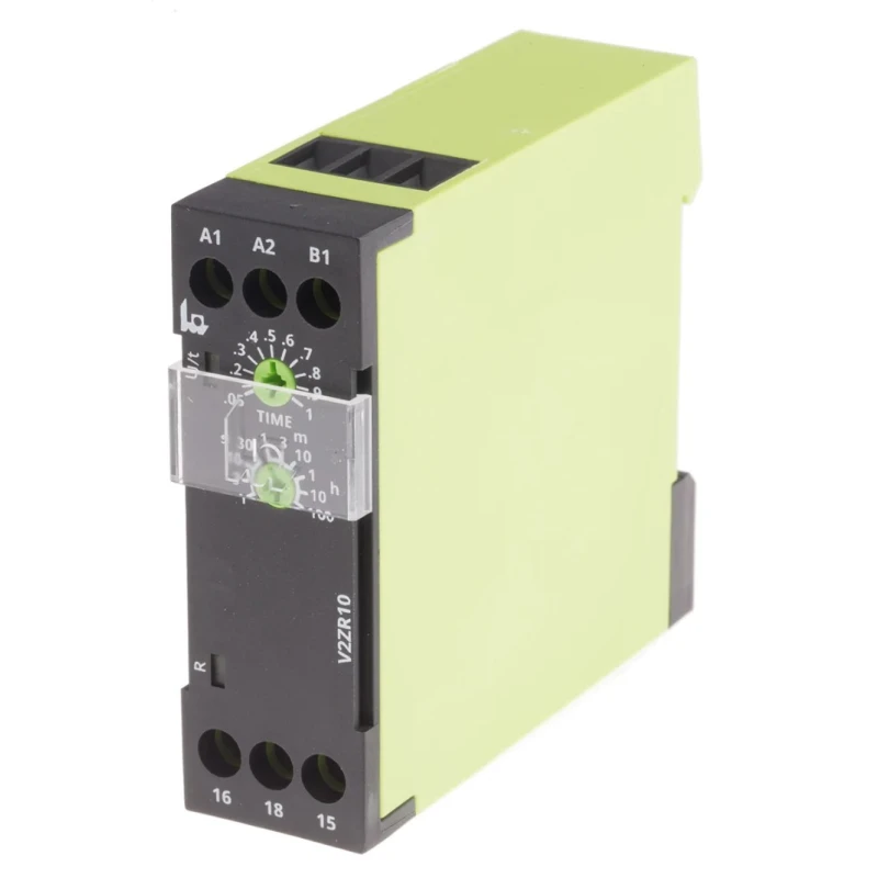 Tele Single-Function DIN Rail Timer Relay, 1-Contact SPDT, 24/240 V AC/DC, Interval Mode V2ZR10