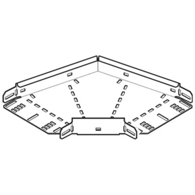 Legrand Heavy Duty 90° Flat Bend Hot Dipped Galvanised Steel Cable Tray Accessory 150mm Width 50mm Depth SRFB150G