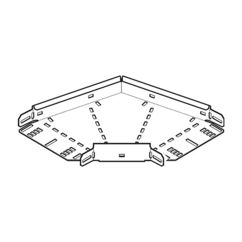 Legrand Heavy Duty 90° Flat Bend Hot Dipped Galvanised Steel Cable Tray Accessory 150mm Width 50mm Depth SRFB150G