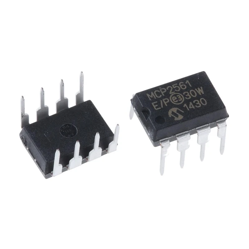 Microchip CAN Transceiver 1 Mbps 8-Pin PDIP Through Hole MCP2561-E/P