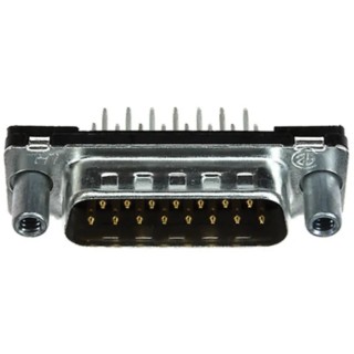 TE Connectivity AMPLIMITE HD-20 15 Way Straight Through Hole D-Sub Connector 2.743 mm Pitch 1-5747872-6