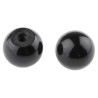 RS PRO Black Duroplast Phenolic Ball Clamping Knob, Threaded Hole, 25 mm Diameter, 23 mm Thread Length 686-020
