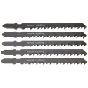 RS PRO Professional 6 Teeth Per Inch Wood Cutting 100 mm High Carbon Steel Jigsaw Blade Pack of 5 799-9370