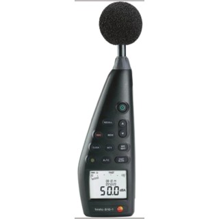 Testo Data Logging Sound Level Meter 30 dB to 130 dB, 8 kHz Maximum Frequency, IEC 61672-1 Class 2 0563 8170