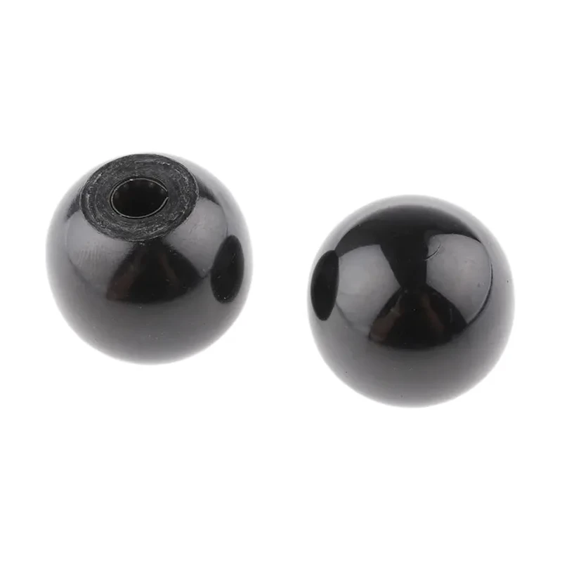 RS PRO Black Duroplast Ball Clamping Knob with Unthreaded Hole, 25 mm Diameter, Model 686-569
