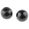 RS PRO Black Duroplast Ball Clamping Knob with Unthreaded Hole, 25 mm Diameter, Model 686-569