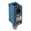 SICK Contrast Sensor White LED 12.5 mm Maximum Detection NPN/PNP Output 50 mA 10 kHz Switching Frequency Panel Mount IP67 