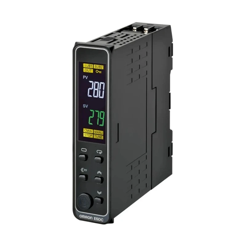 Omron PID Temperature Controller 4 Input 2 Output Relay 240V AC On-Off E5DC