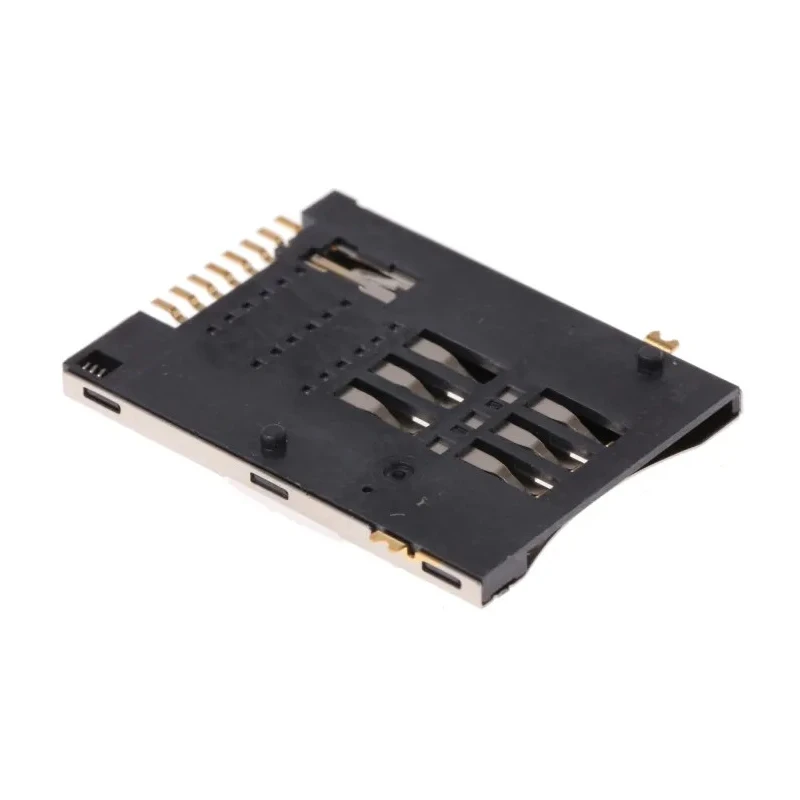 Molex 6 Way Push-Push SIM Memory Card Connector, Solder, Surface Mount, Gold Plated Copper Alloy Contacts 47553-1001