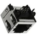 Molex 44620 Series RJ45 Connector Female Shielded Cat3 Right Angle Through Hole 1 Port 8 Way RJ45
