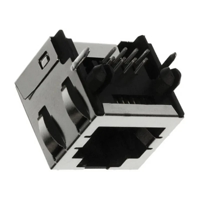 Molex 44620 Series RJ45 Connector Female Shielded Cat3 Right Angle Through Hole 1 Port 8 Way RJ45