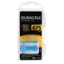Duracell Zinc Air Button Battery PR44, 1.4 V, 610mAh Capacity, 11.6 mm Diameter, 5.4 mm Height, 6 Pack PR44