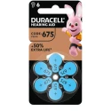 Duracell Zinc Air Button Battery PR44, 1.4 V, 610mAh Capacity, 11.6 mm Diameter, 5.4 mm Height, 6 Pack PR44