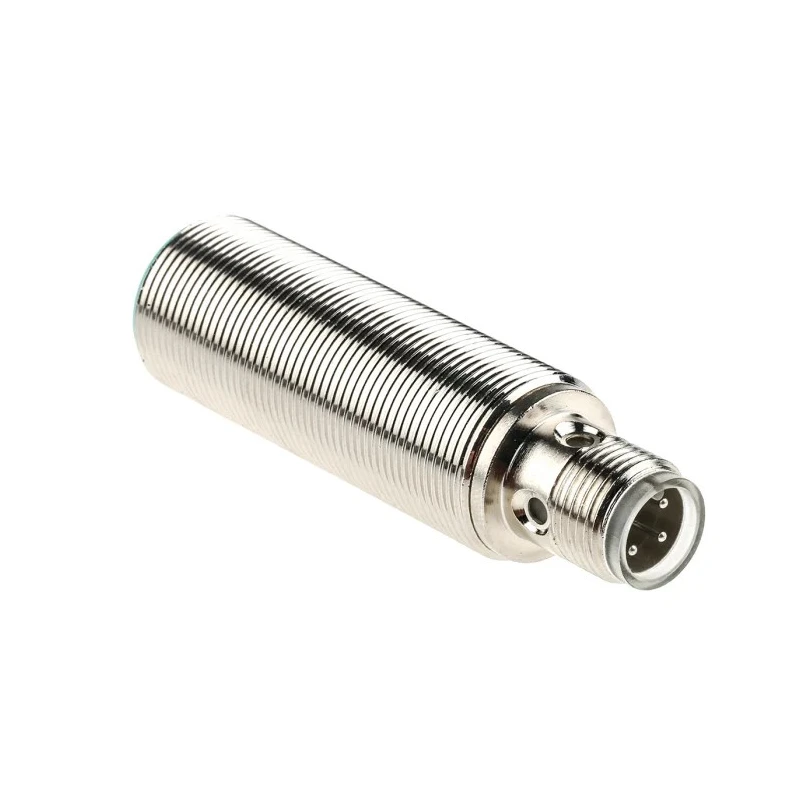 Pepperl + Fuchs Threaded Barrel Inductive Proximity Sensor M18 x 1 PNP 3V 12 mm 30 V DC 200mA NEB12-18GM50-E2-V1