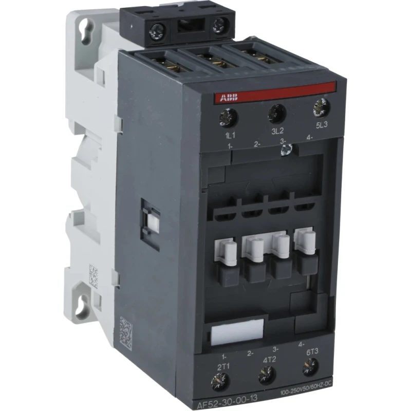 ABB AF52 Contactor with 230V AC Coil, 3-Pole, 100 A, 22 kW Power Rating, 3 NO Contacts, 690V AC Contact Voltage AF52