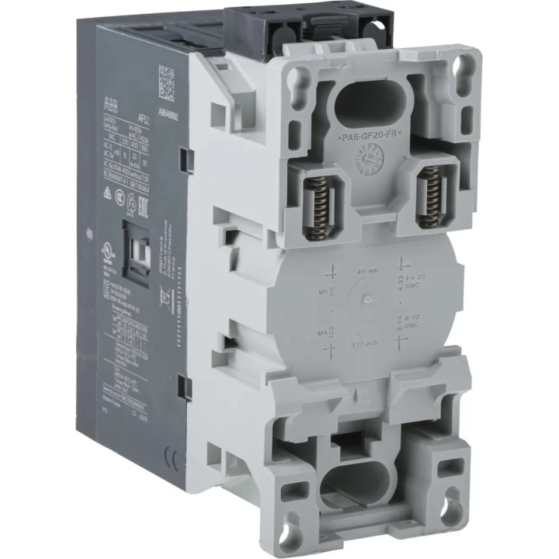 ABB AF52 Contactor with 230V AC Coil, 3-Pole, 100 A, 22 kW Power Rating, 3 NO Contacts, 690V AC Contact Voltage AF52