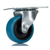 RS PRO Swivel Castor 90 kg Load Capacity 75 mm Wheel Diameter Rubber Wheel Pressed Steel Frame Bright Zinc Finish 687-310
