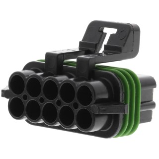 Delphi Metri-Pack 150 Automotive Connector Female Black Cable 10 Way Crimp Termination 12065425