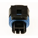 Delphi Metri-Pack 150.2 Pull-To-Seat Automotive Connector Female Black Cable 2 Contact 14A Crimp Termination 12162193