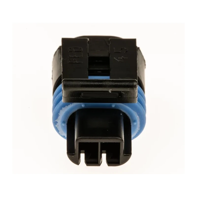 Delphi Metri-Pack 150.2 Pull-To-Seat Automotive Connector Female Black Cable 2 Contact 14A Crimp Termination 12162193