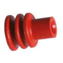 Delphi Automotive Connector Seal Metri-Pack Male Cable Seal Plug-In Silicone Housing Brown 5.95x5.95x7.5mm 15324973